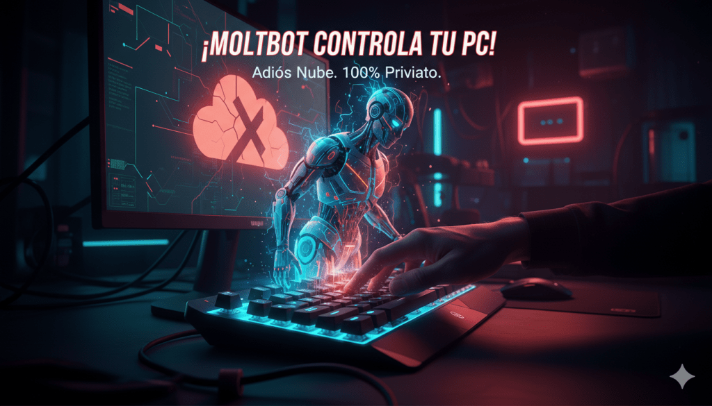 Moltbot: El Agente de IA «Local-First» que ha Jubilado a los Chatbots Tradicionales